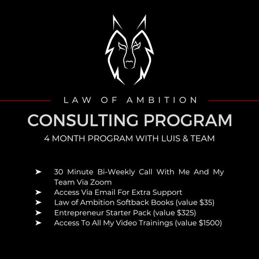 Consulting With Law of Ambition