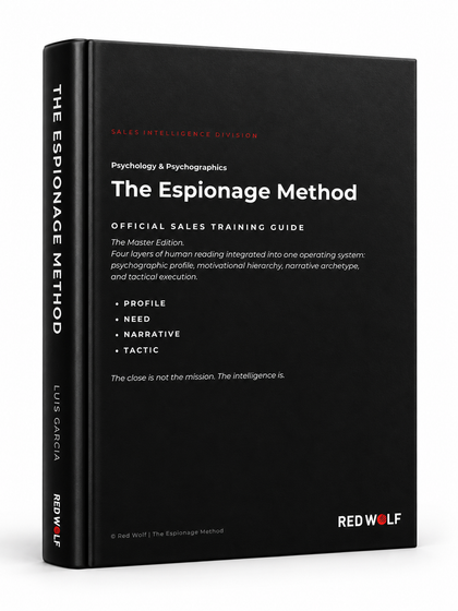Red Wolf Espionage Method book