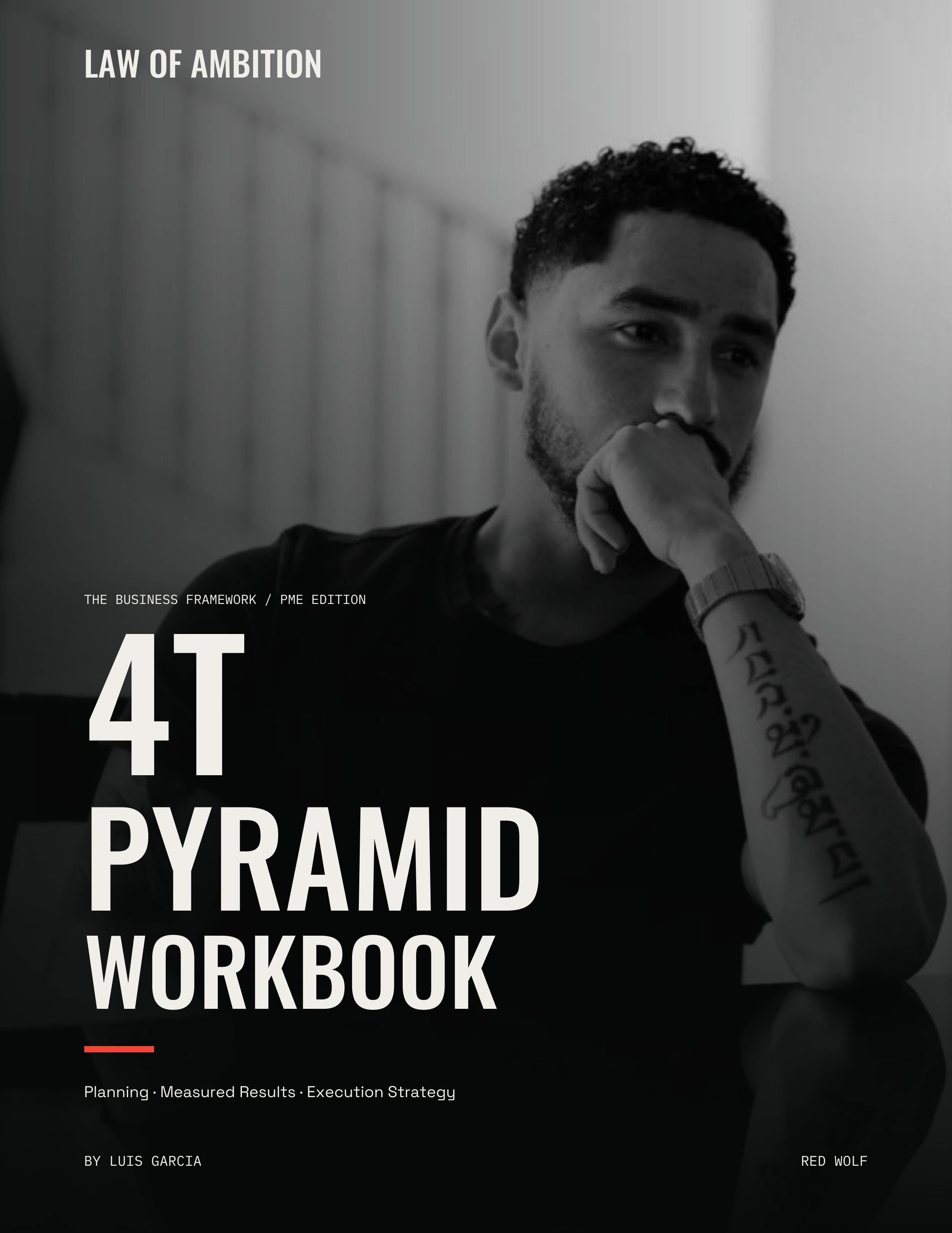 Law of Ambition 4T Pyramid Workbook — PME edition cover